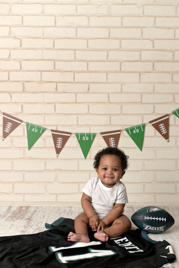 football eagles fan baby photographer