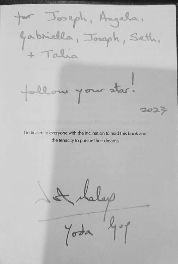 Signed Autographed Book