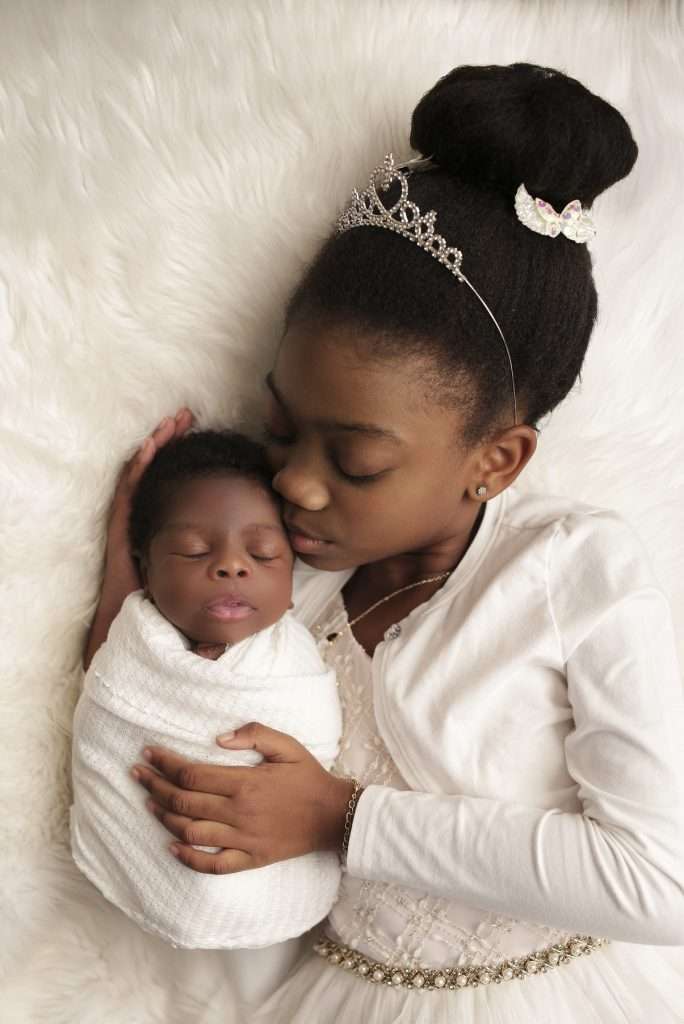 Brother & Sister are Best Friends, Baby Boy, Staten Island newborn portrait studio, newborn photoshoot NYC